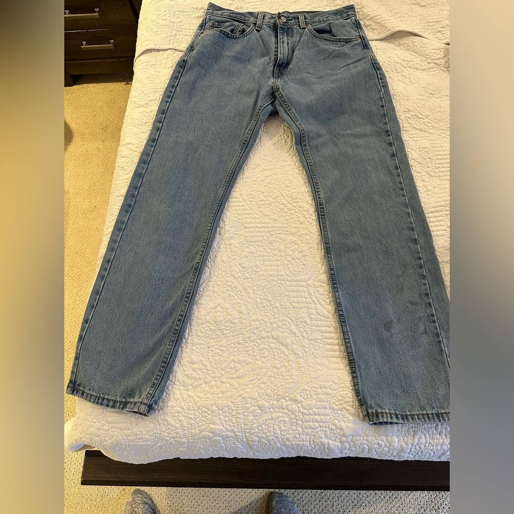 Levi's Men's 505 Straight Blue Jeans